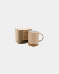 Mug keramiek 280ml kurken voet om te personaliseren