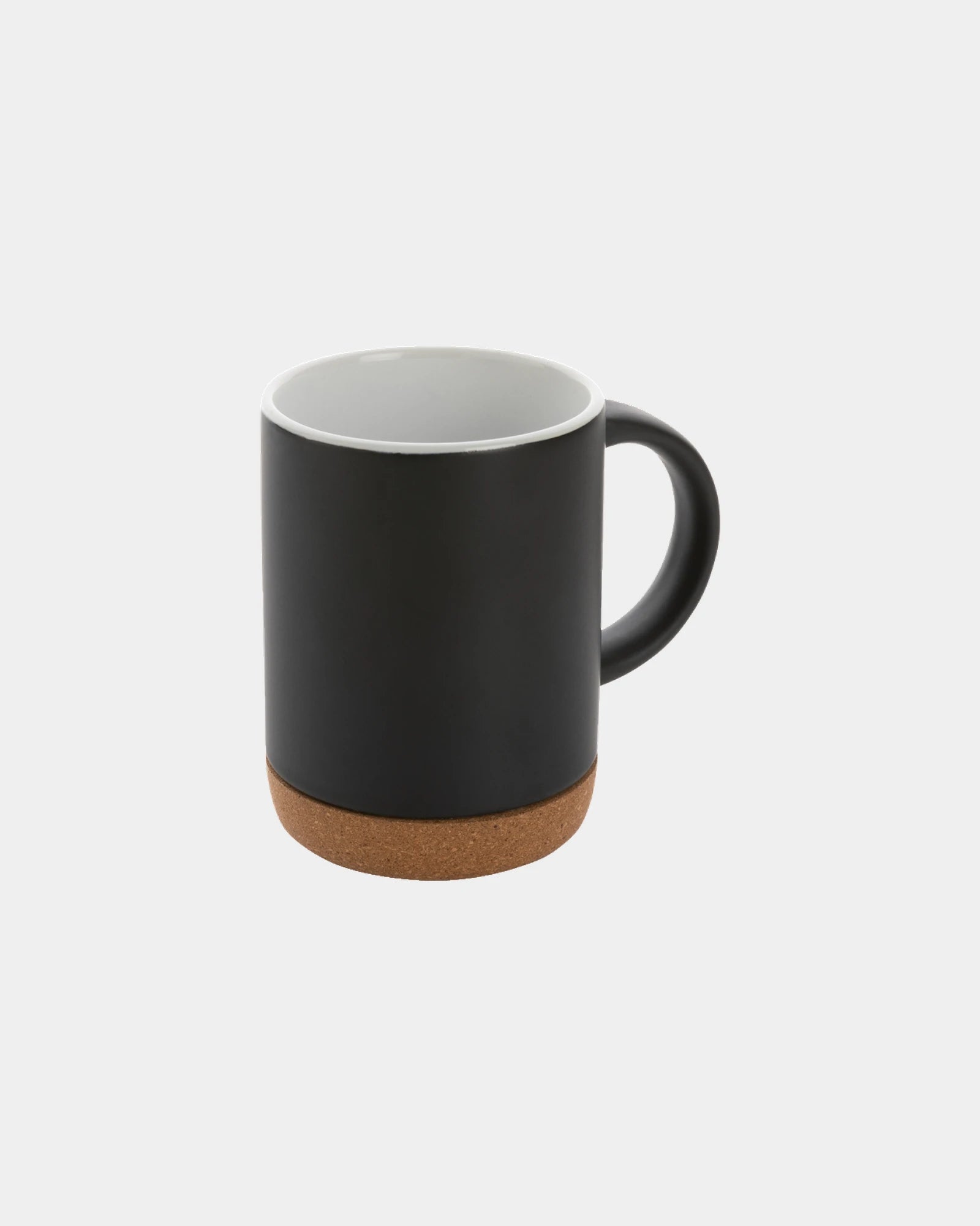 Mug keramiek 280ml kurken voet om te personaliseren - Zwart