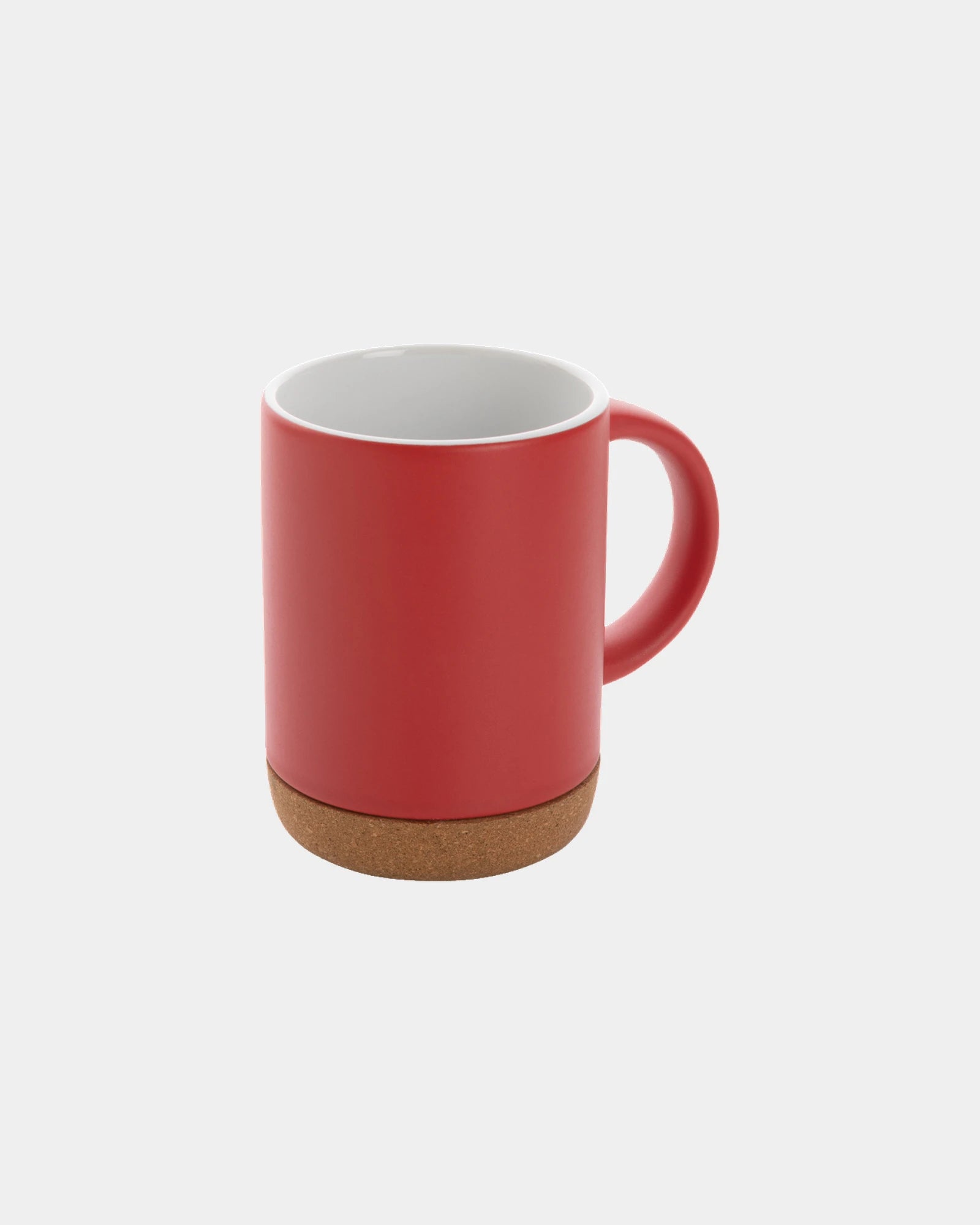 Mug keramiek 280ml kurken voet om te personaliseren - Rood