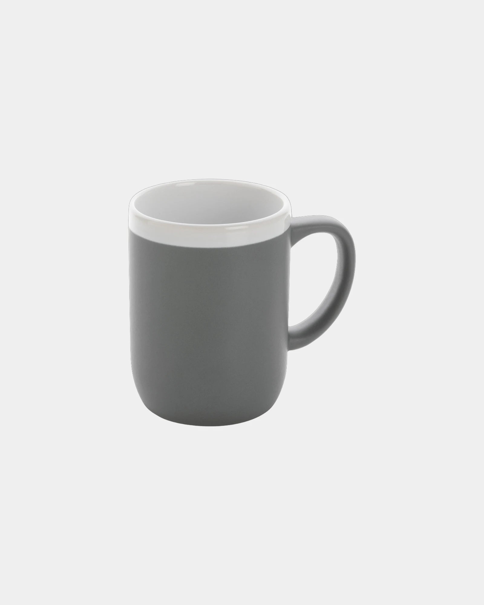 Mug keramiek 300ml witte rand om te personaliseren - Grijs