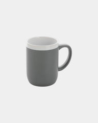 Mug keramiek 300ml witte rand om te personaliseren - Grijs