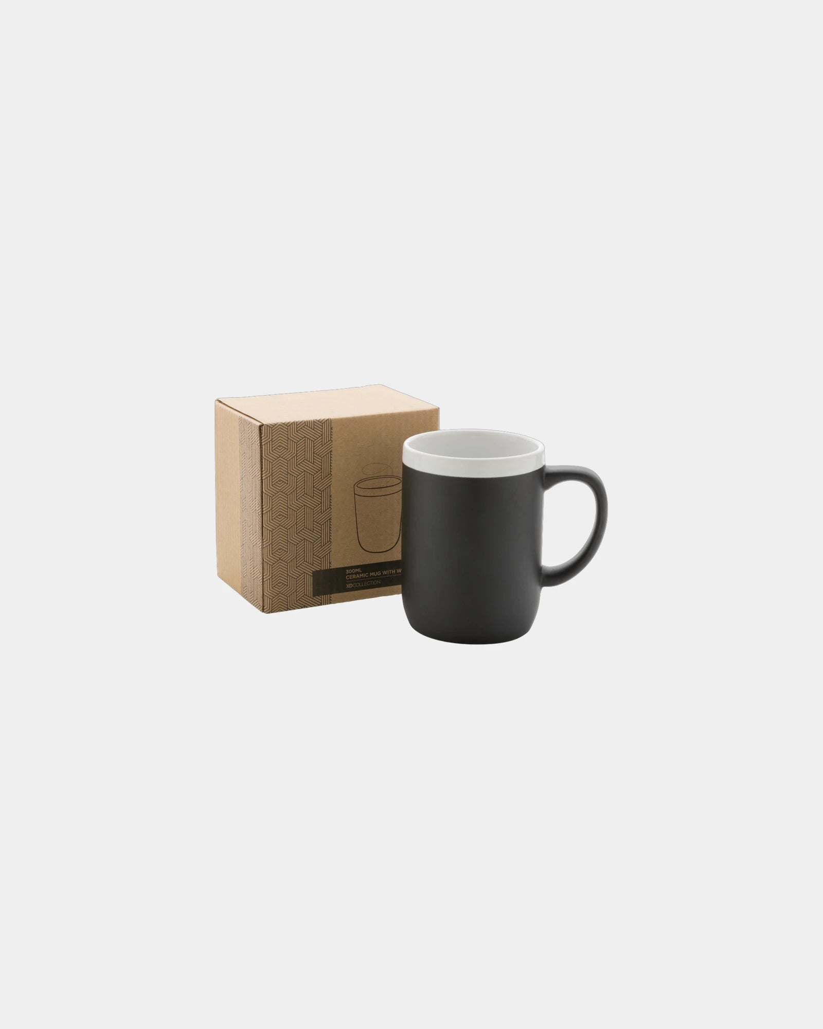 Mug keramiek 300ml witte rand om te personaliseren - 2