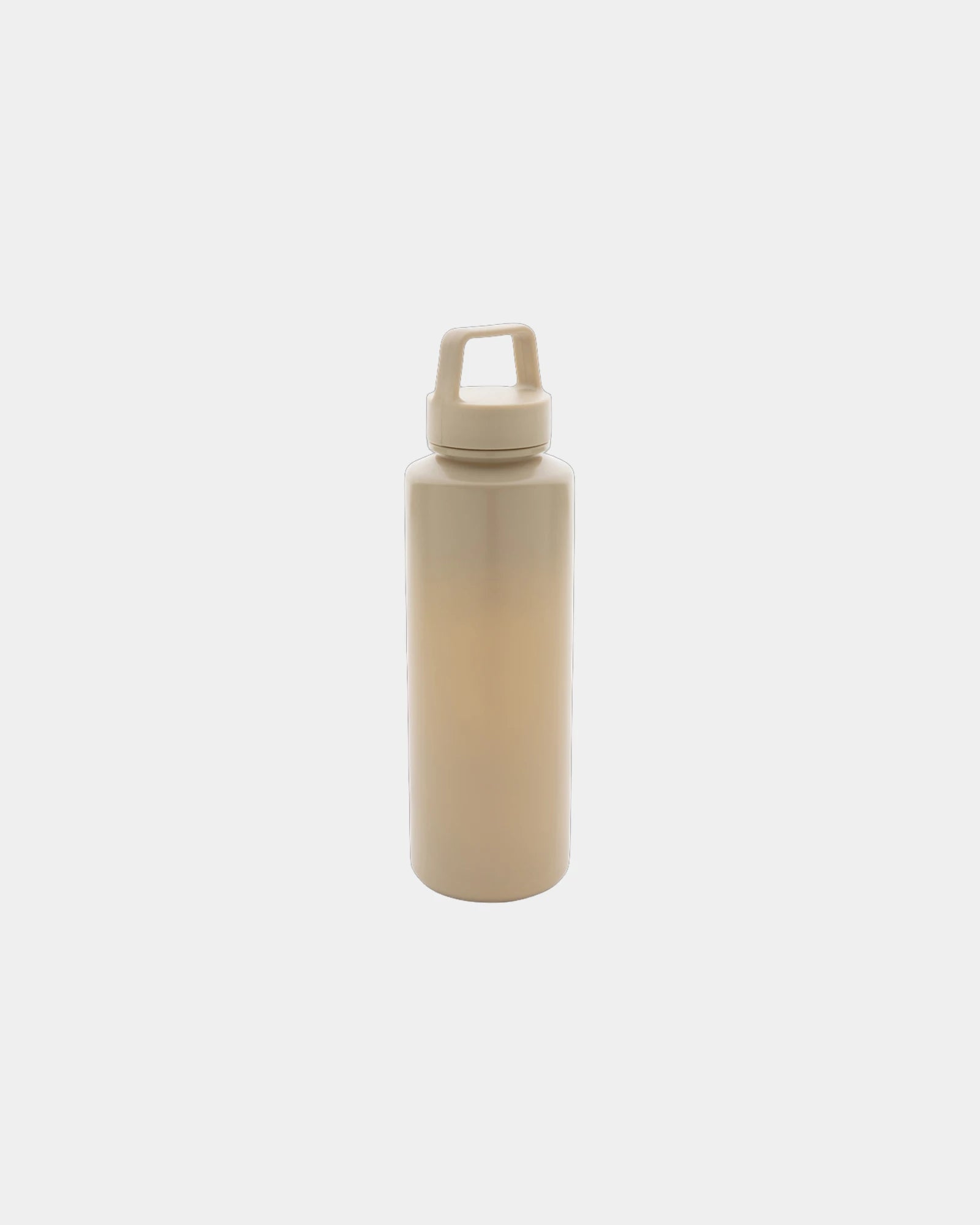 Gerecyclede drinkfles PP met handvat om te personaliseren - Bruin