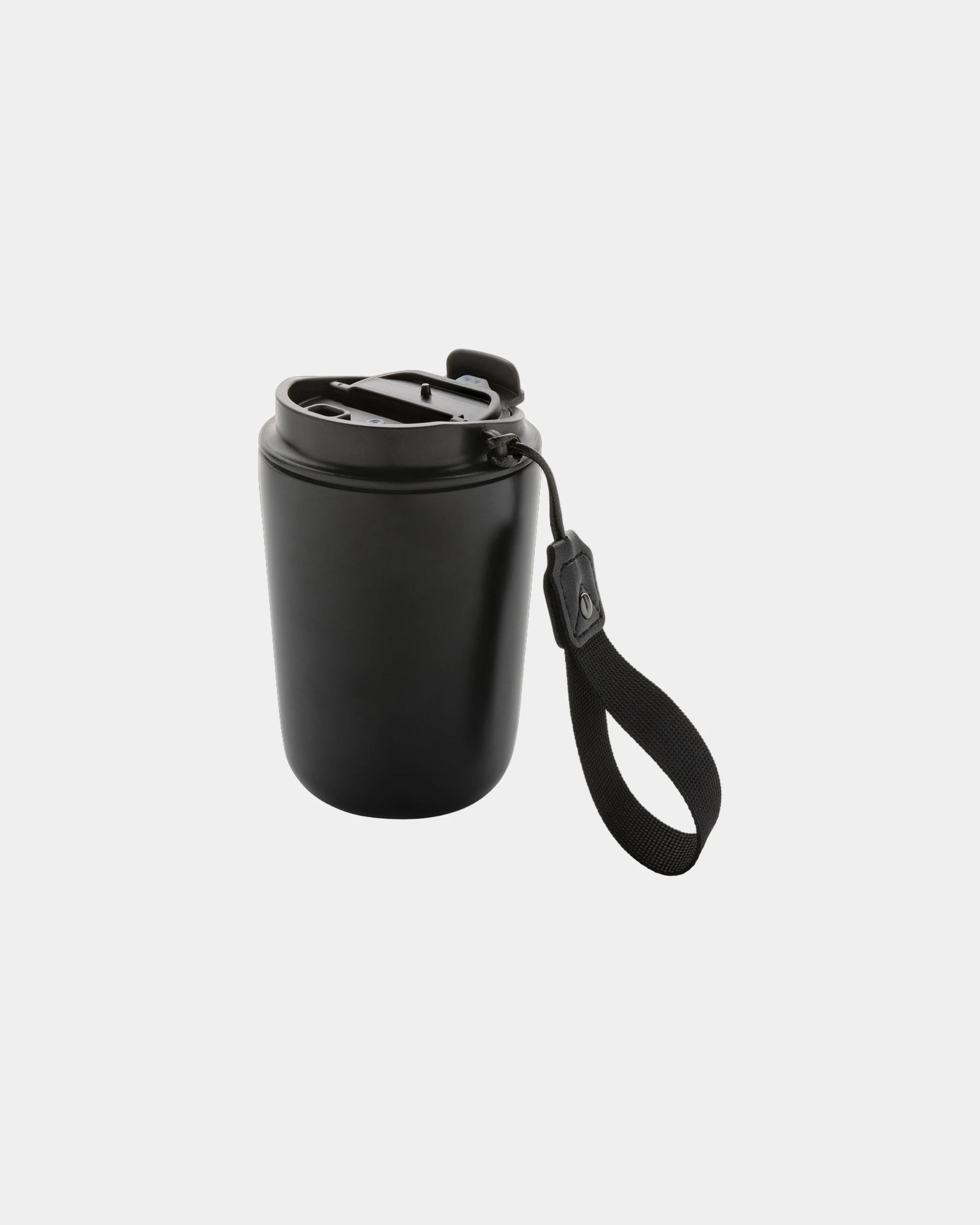 Mug gerecycled rvs RCS 380ml om te personaliseren - Zwart