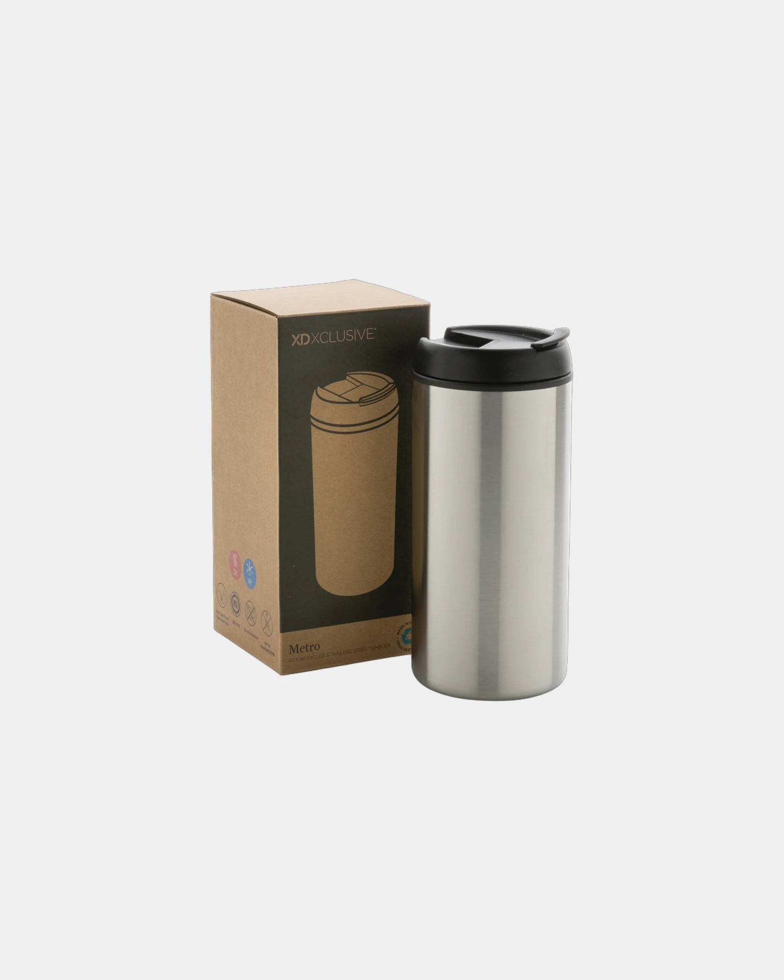 Mug gerecycled rvs RCS 300ml om te personaliseren - 9