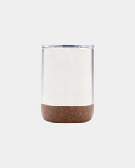 Koffiekop gerecycled RVS en kurk 180ml om te personaliseren
