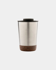 Koffiemok gerecycled kurk en rvs 300ml om te personaliseren