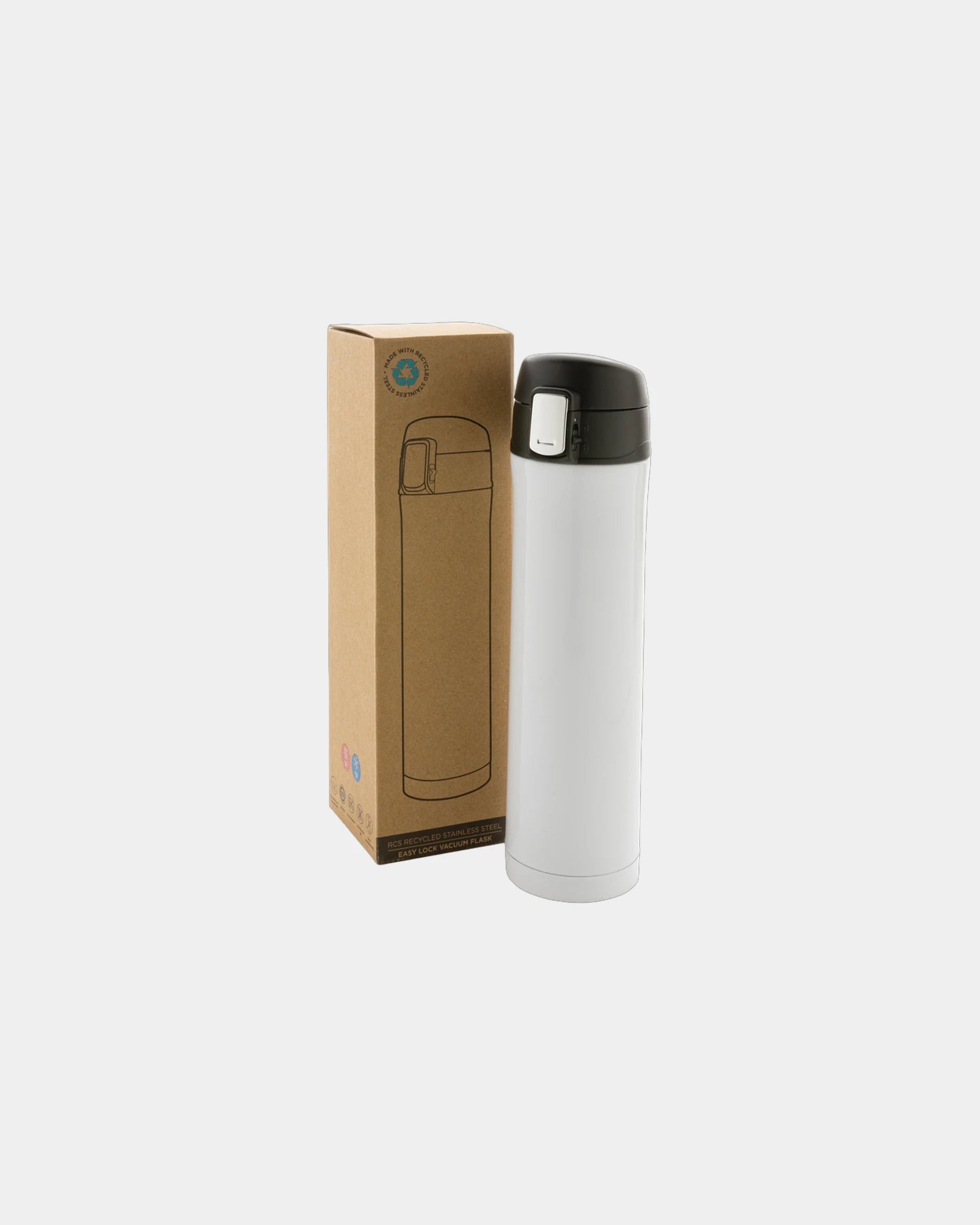 Thermosfles van gerecycled rvs RCS om te personaliseren - 16