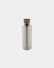 Thermosfles van gerecycled rvs 500ml om te personaliseren - Zilver