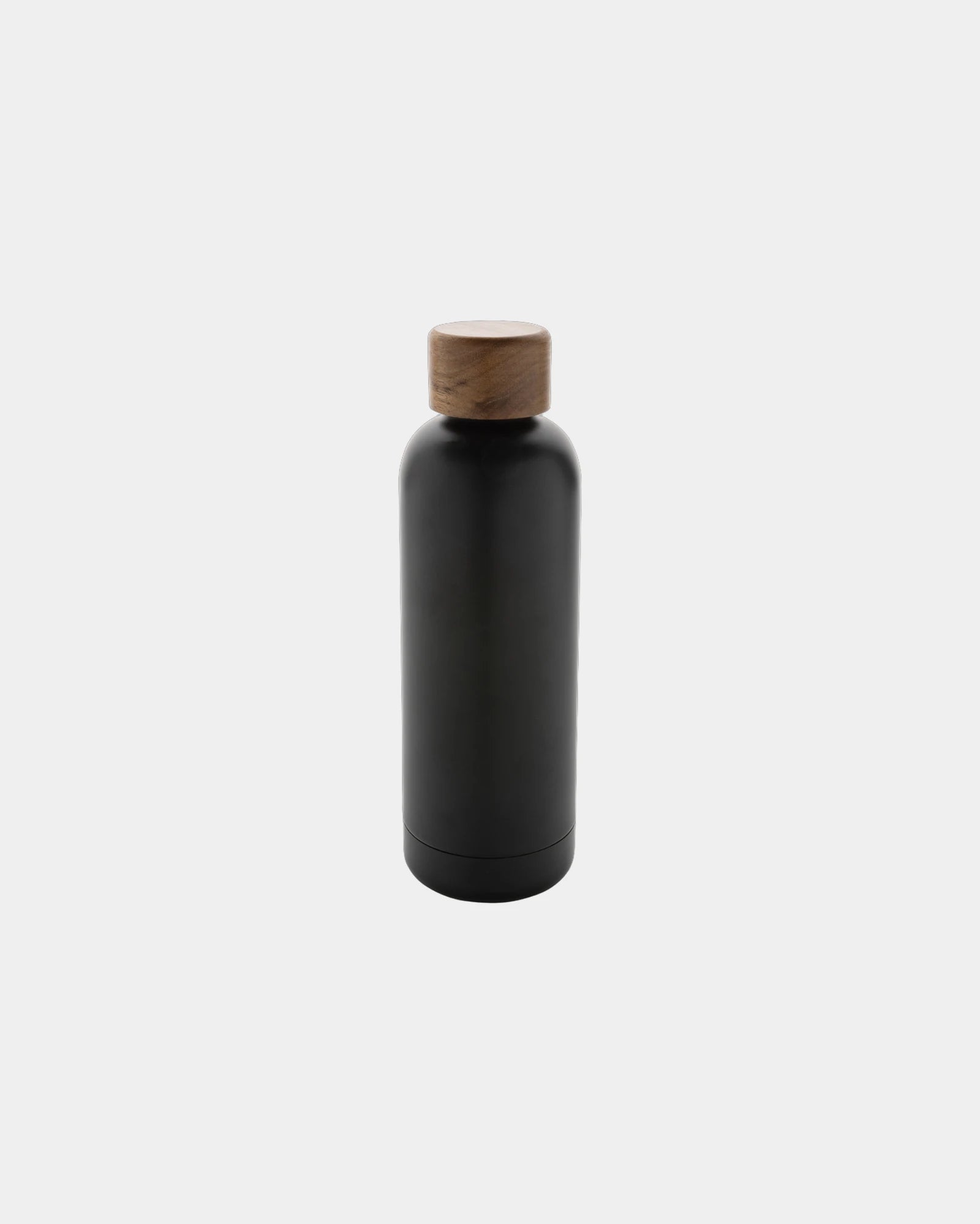 Thermosfles van gerecycled rvs 500ml om te personaliseren - Zwart
