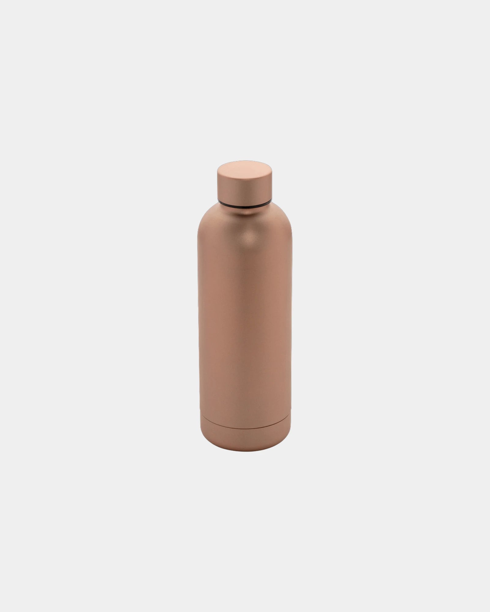 Thermosfles van gerecycled rvs 500ml om te personaliseren - Bruin