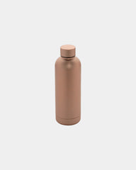 Thermosfles van gerecycled rvs 500ml om te personaliseren - Bruin