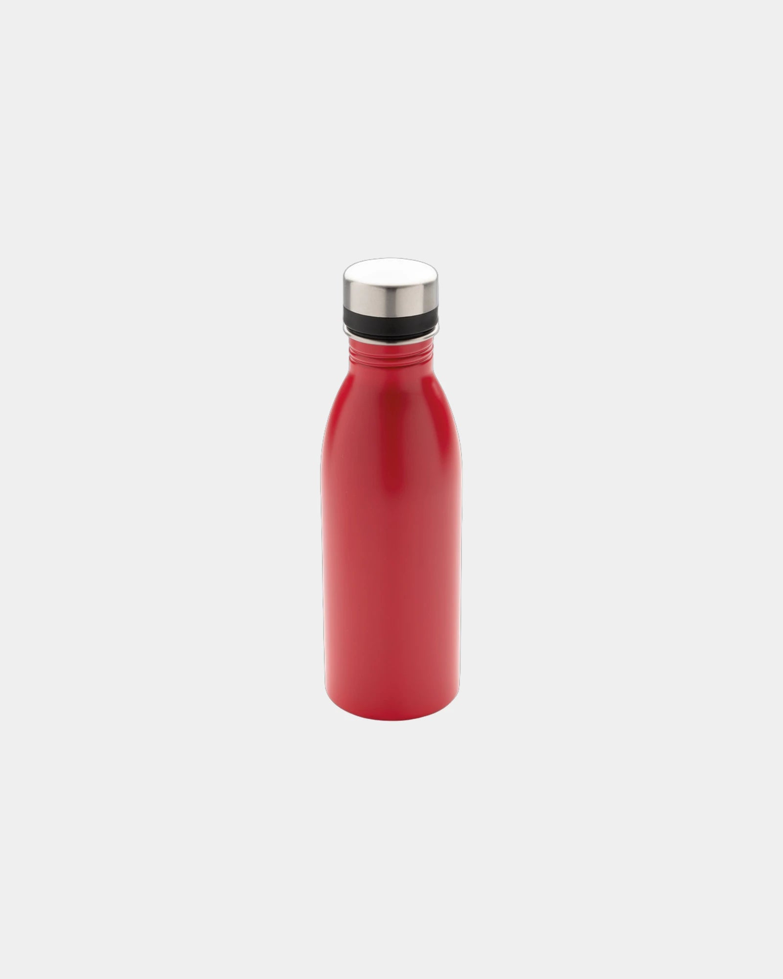 Drinkfles van gerecycled RVS 500ml om te personaliseren - Rood