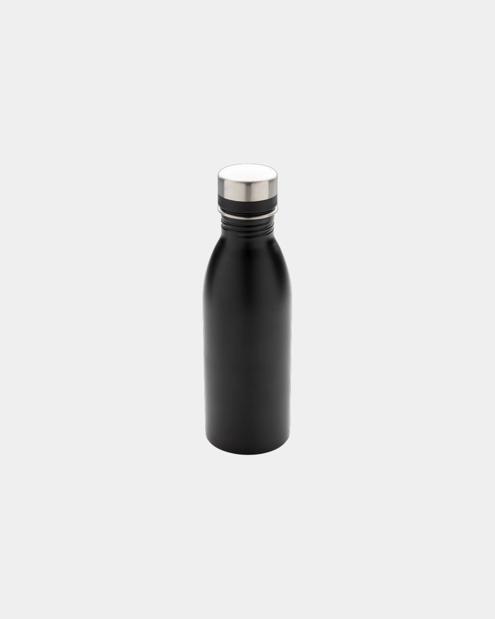 Drinkfles van gerecycled RVS 500ml om te personaliseren - Zwart