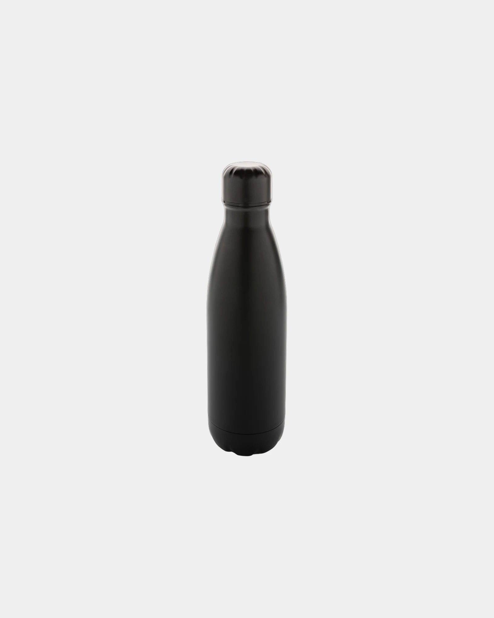 Drinkfles van gerecycled RVS 500ml om te personaliseren - Zwart