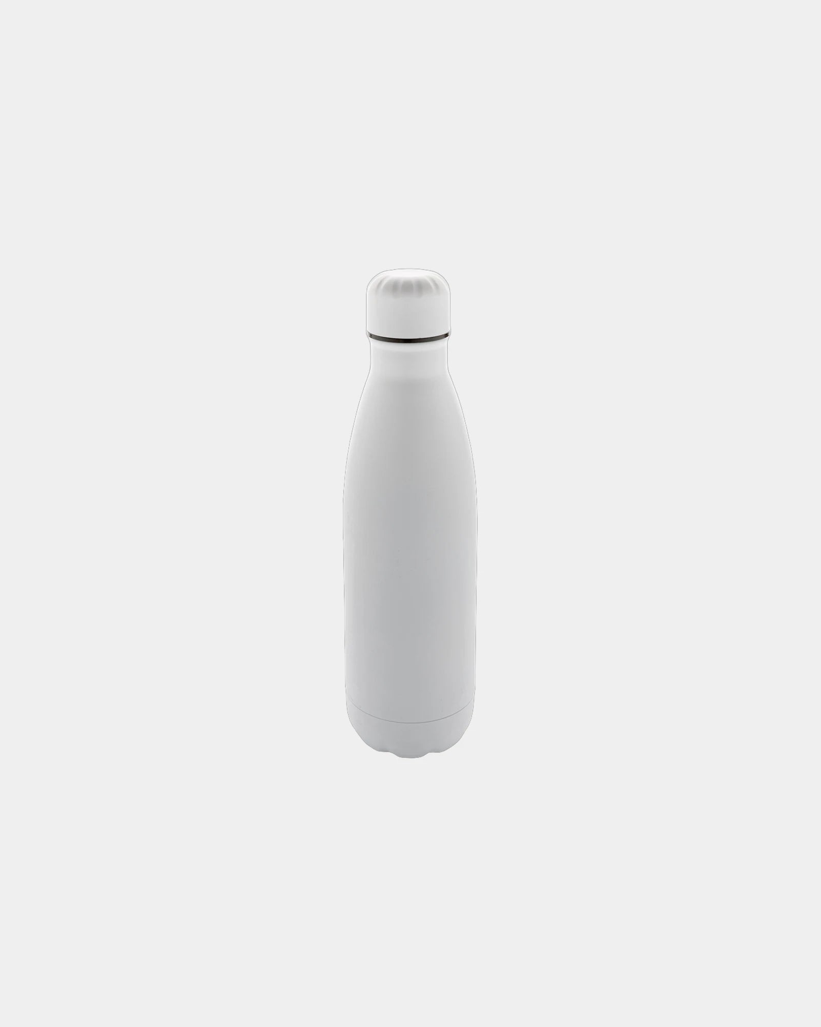 Drinkfles van gerecycled RVS 500ml om te personaliseren - Wit