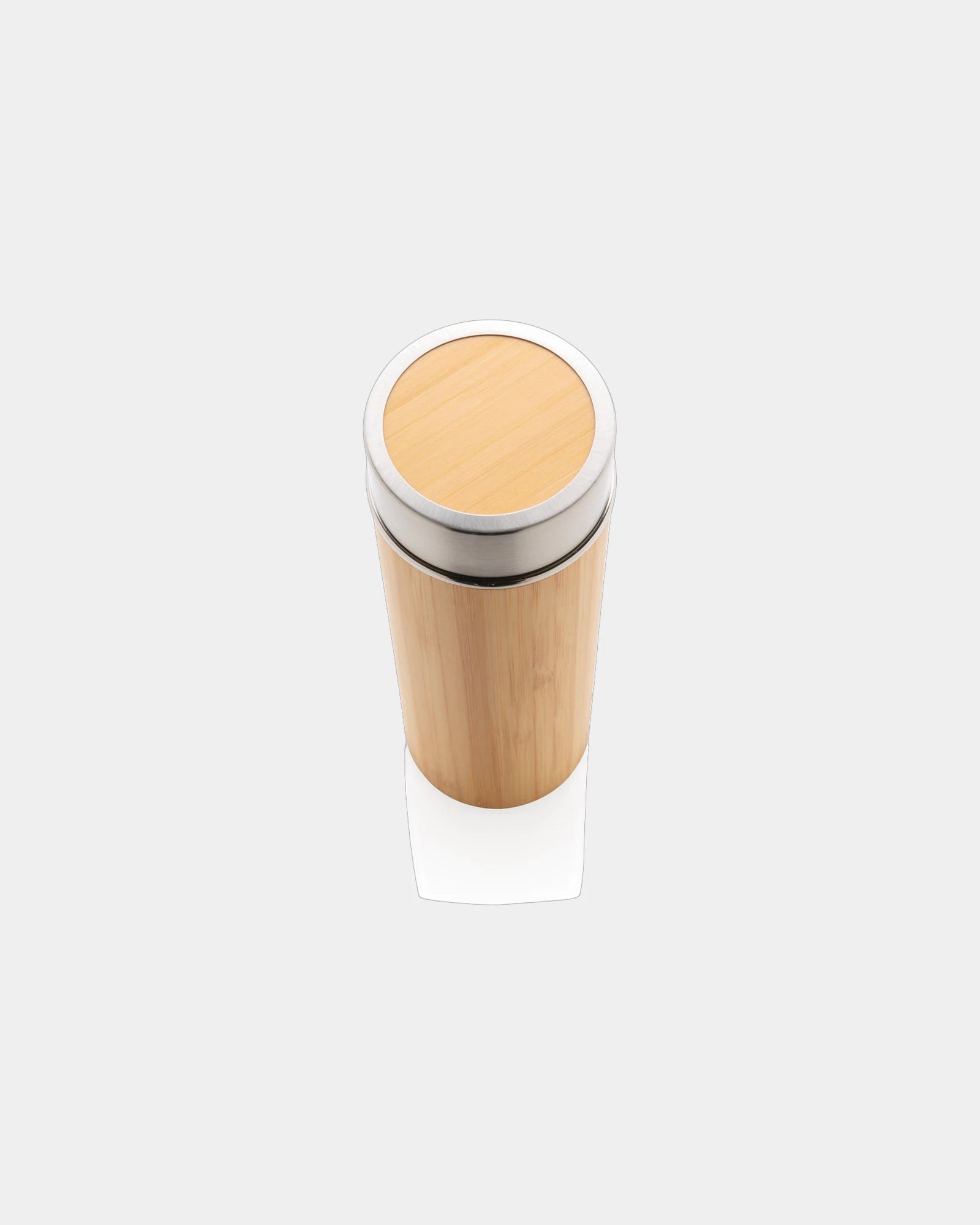 Thermosfles bamboe rvs 300ml om te personaliseren - 2