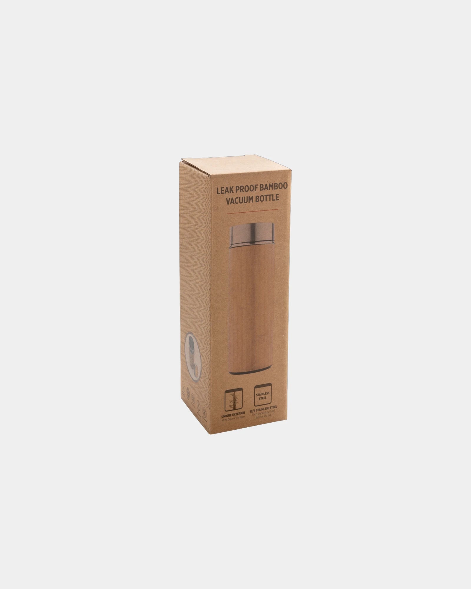 Thermosfles bamboe rvs 300ml om te personaliseren - 5