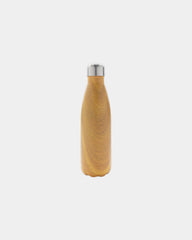 Thermosfles rvs 500ml houtlook om te personaliseren - 1
