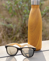 Thermosfles rvs 500ml houtlook om te personaliseren - 6
