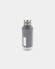 Thermosfles rvs 500ml met metalen plaat om te personaliseren - Grijs