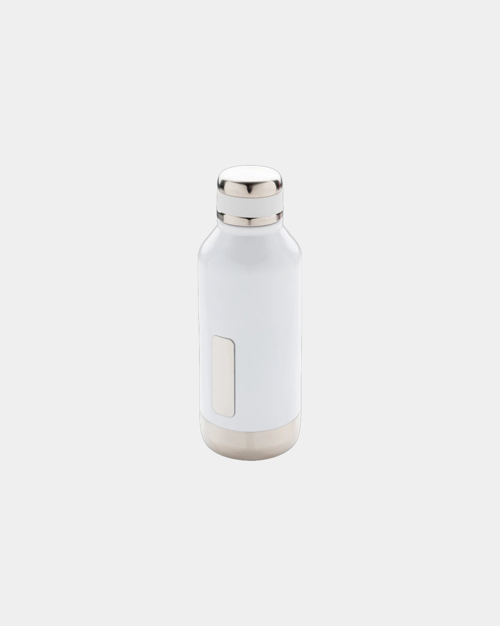 Thermosfles rvs 500ml met metalen plaat om te personaliseren - Wit