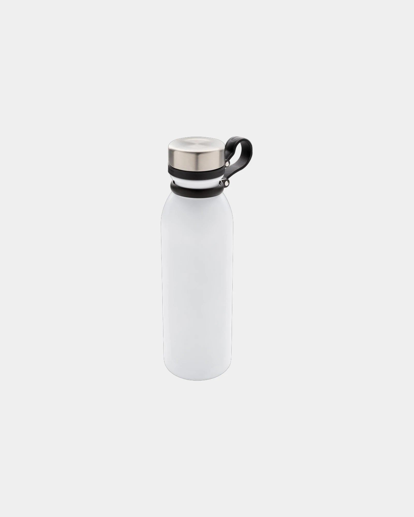 Drinkfles rvs dubbelwandig 600ml om te personaliseren - Wit