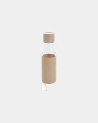 Drinkfles glas 600ml om te personaliseren - Bruin