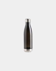 Waterdichte drinkfles PETG rvs dop om te personaliseren - Zwart
