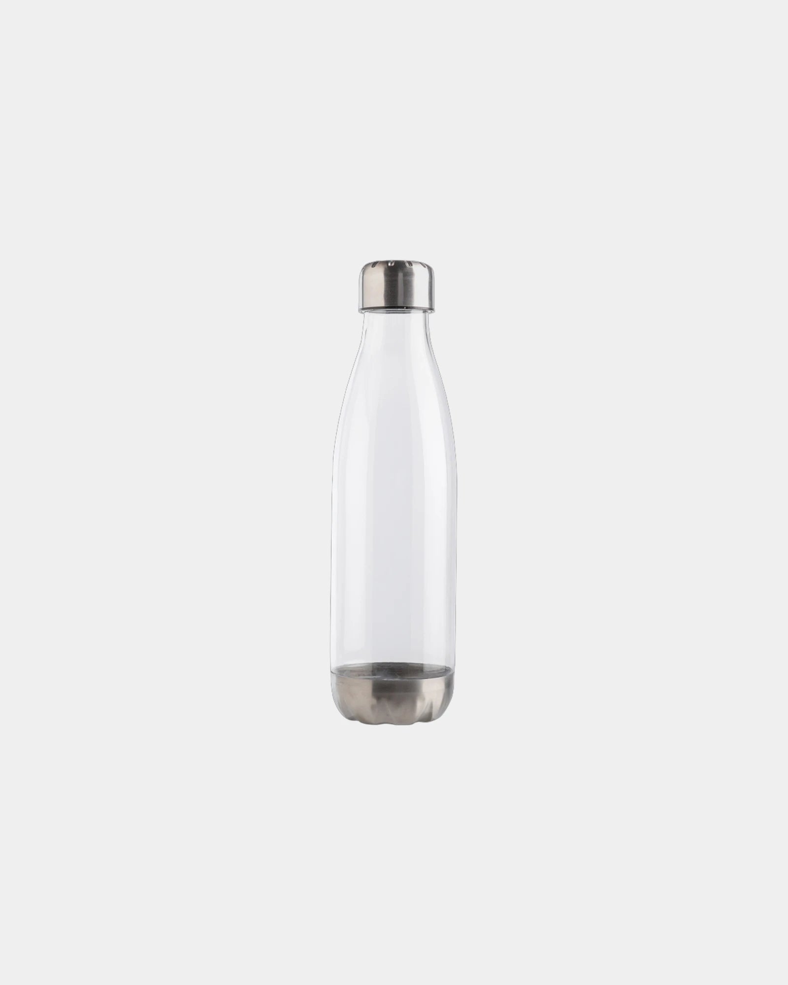 Waterdichte drinkfles PETG rvs dop om te personaliseren - Transparant
