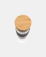 Drinkfles dubbelwandig glas 360ml om te personaliseren