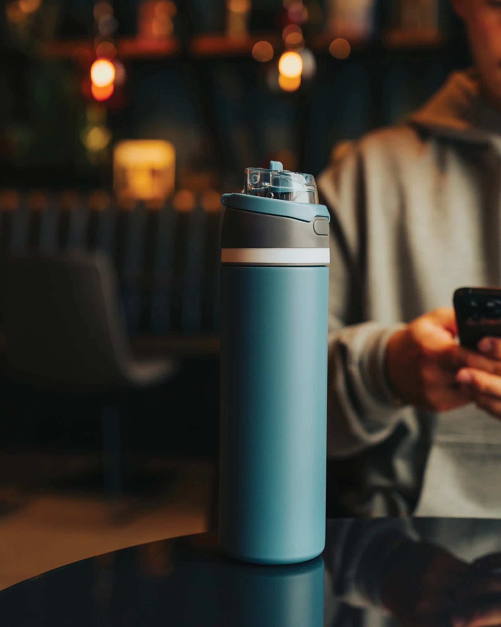 Drinkfles waterdicht gerecycled staal om te personaliseren - 22