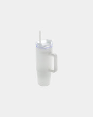 Mug gerecycled plastic RCS 750ml Tana om te personaliseren - Wit