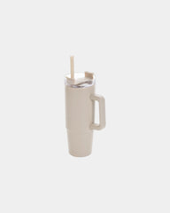 Mug gerecycled plastic RCS 750ml Tana om te personaliseren - Beige