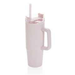 Mug gerecycled plastic RCS 750ml Tana om te personaliseren - Roze