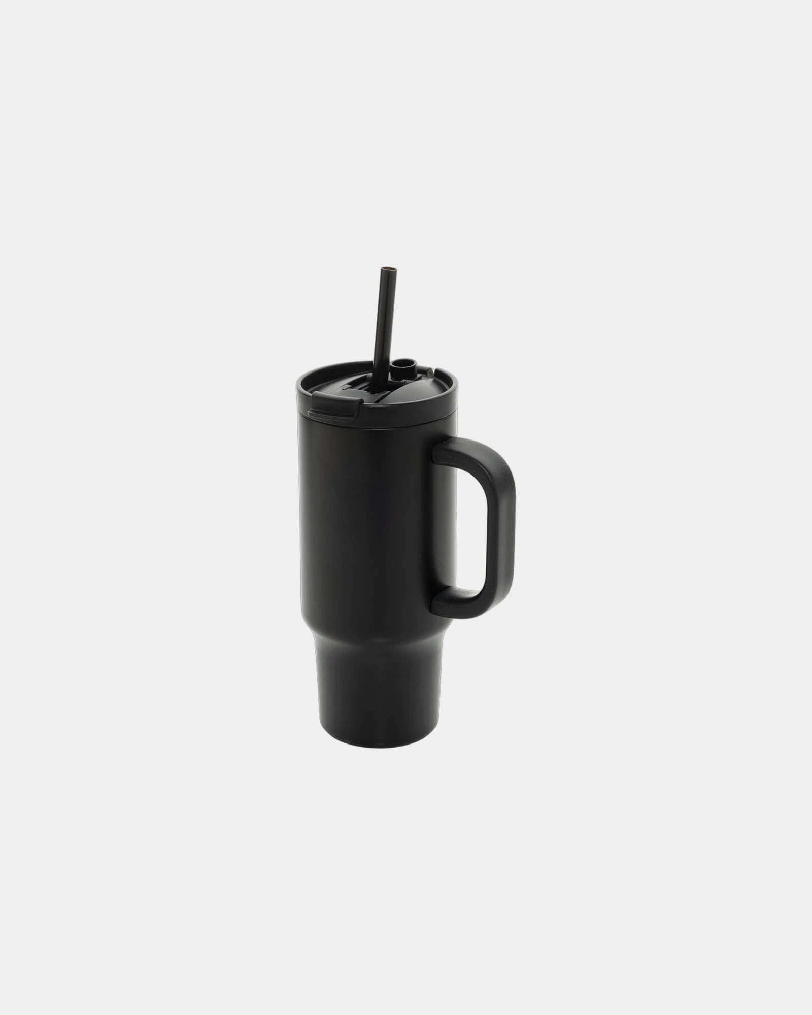 Mug gerecycled rvs 480ml waterdicht om te personaliseren - Zwart