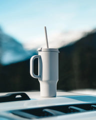 Mug gerecycled rvs 480ml waterdicht om te personaliseren - 16