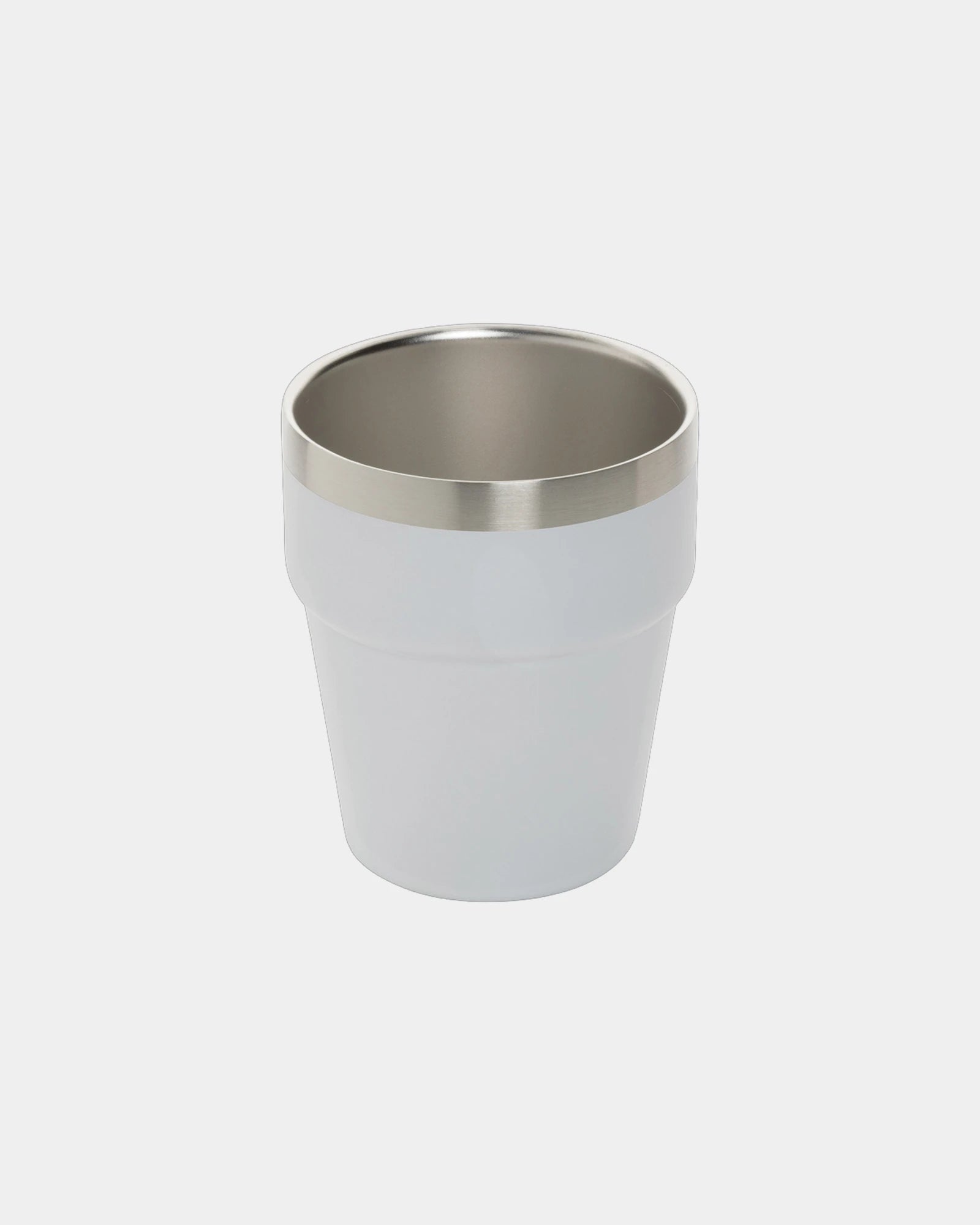 Koffiemok gerecycled staal RCS 300ml om te personaliseren - Wit