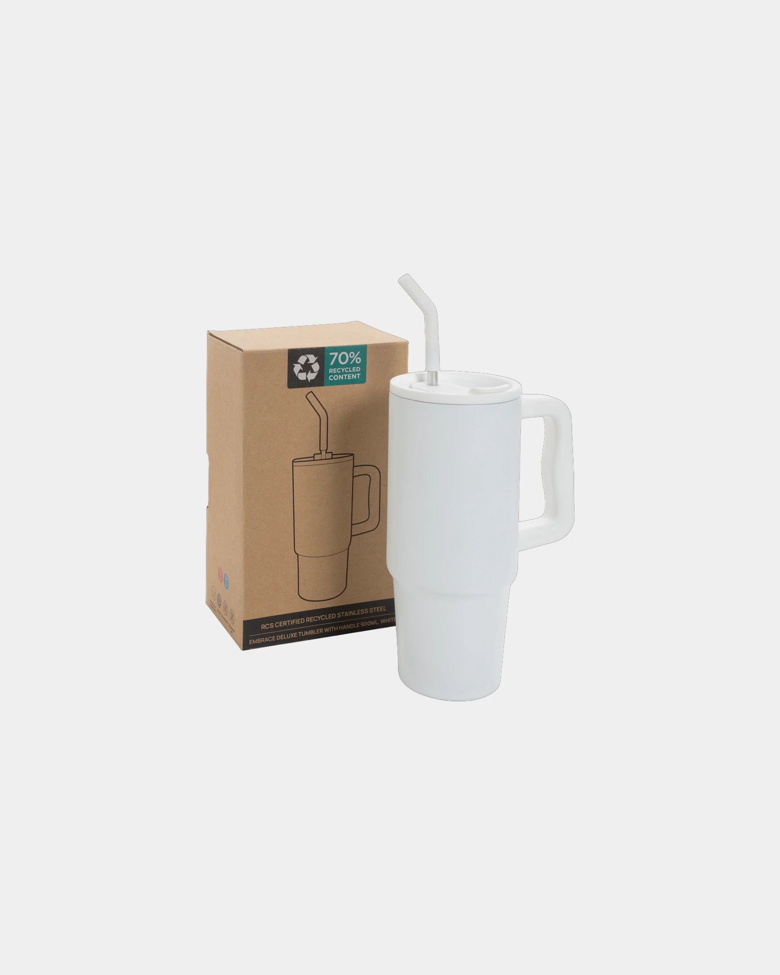 Mug gerecycled rvs 900ml Embrace RCS om te personaliseren - 16