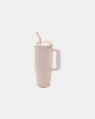 Mug gerecycled rvs 900ml Embrace RCS om te personaliseren - Roze