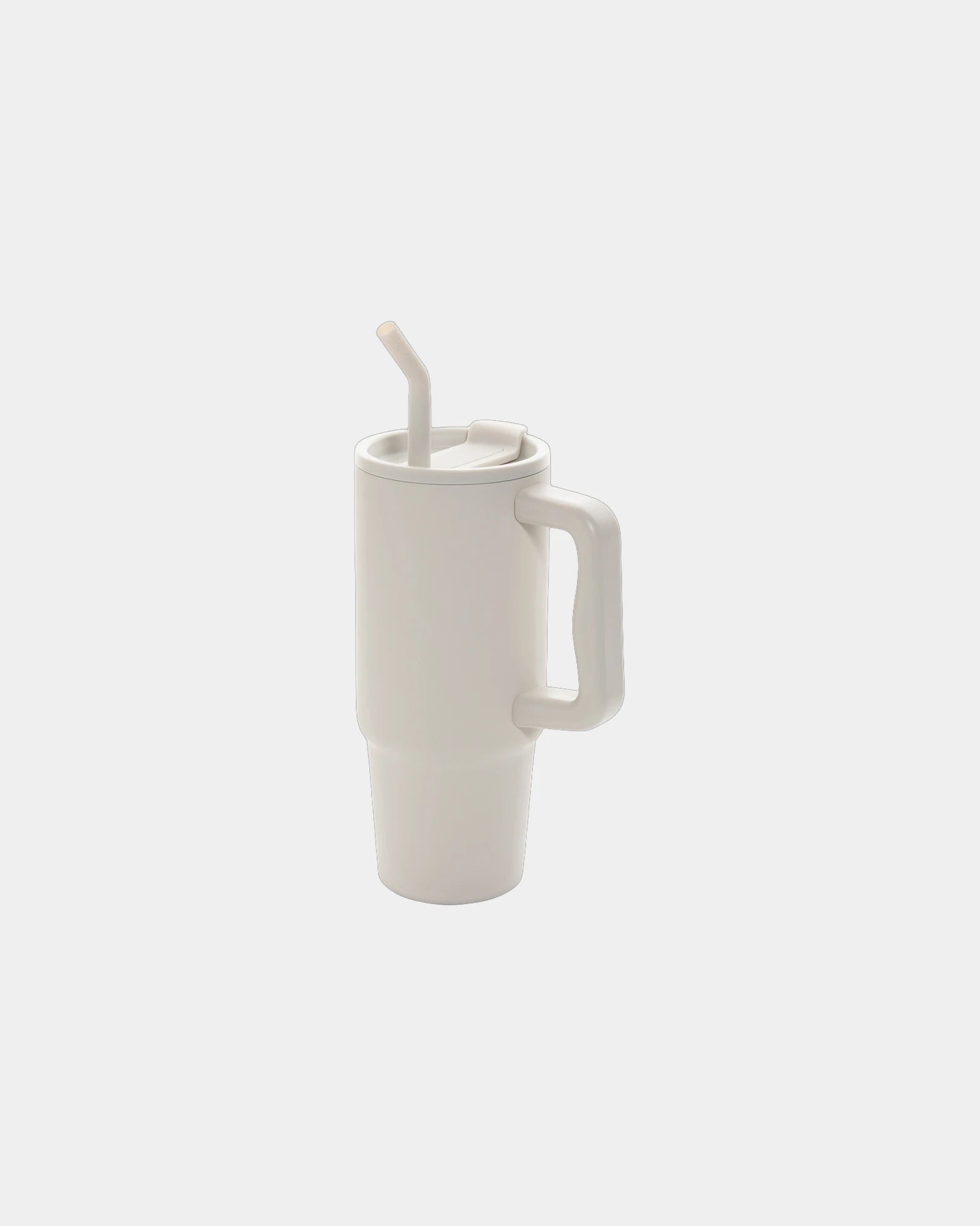 Mug gerecycled rvs 900ml Embrace RCS om te personaliseren - Beige