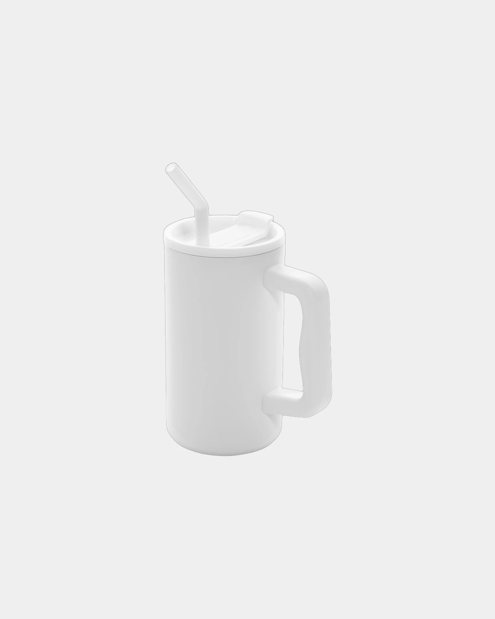 Mug gerecycled rvs 800ml geïsoleerd om te personaliseren - Wit