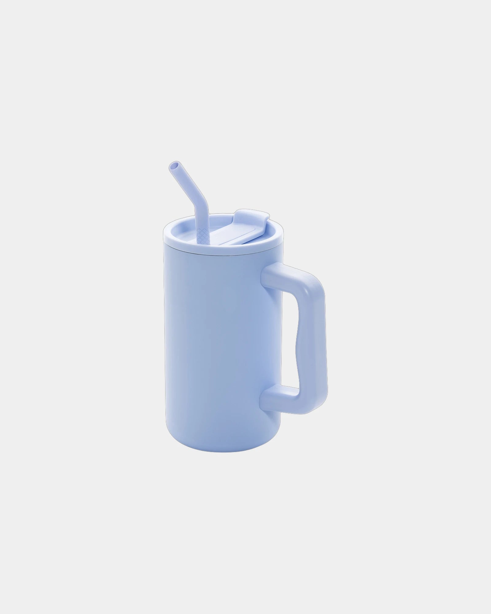 Mug gerecycled rvs 800ml geïsoleerd om te personaliseren - Lichtblauw