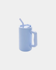 Mug gerecycled rvs 800ml geïsoleerd om te personaliseren - Lichtblauw