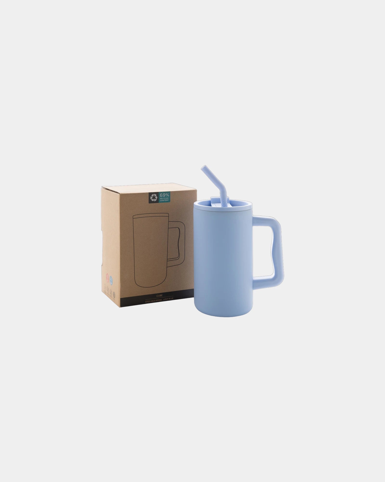 Mug gerecycled rvs 800ml geïsoleerd om te personaliseren - 18