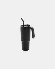 Mug gerecycled rvs 900ml RCS Graphic om te personaliseren - Zwart