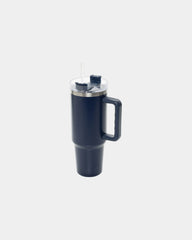Mug rvs gerecycled RCS 1,2L Peakflow om te personaliseren - Marineblauw