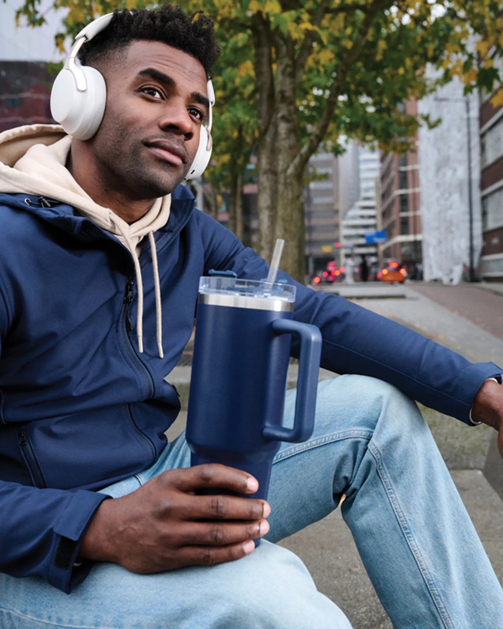 Mug rvs gerecycled RCS 1,2L Peakflow om te personaliseren - 17