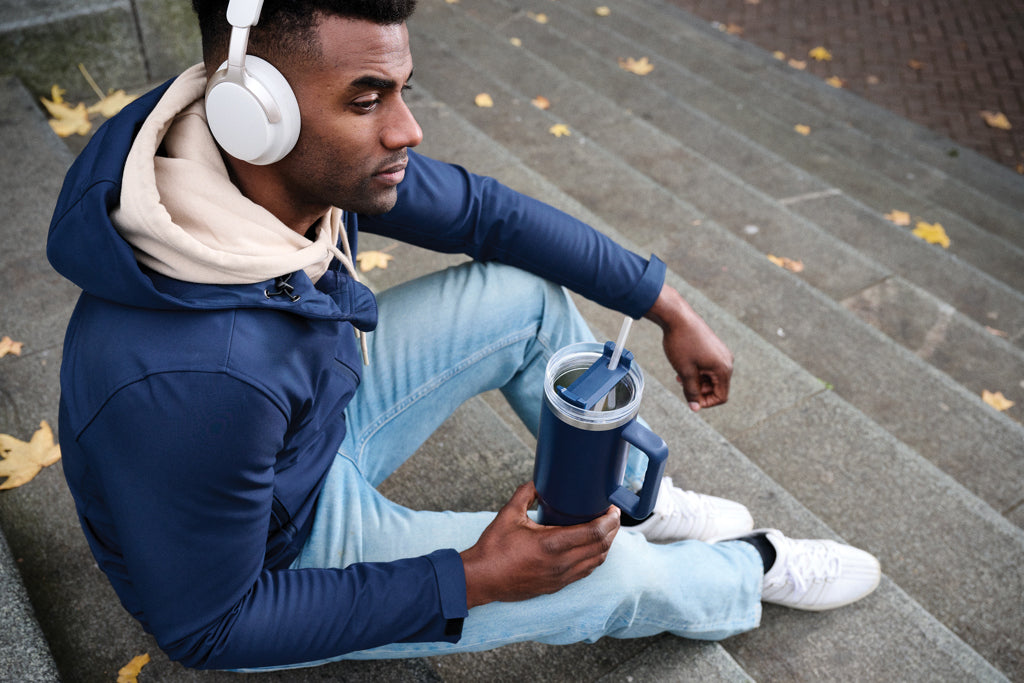 Mug rvs gerecycled RCS 1,2L Peakflow om te personaliseren - 18