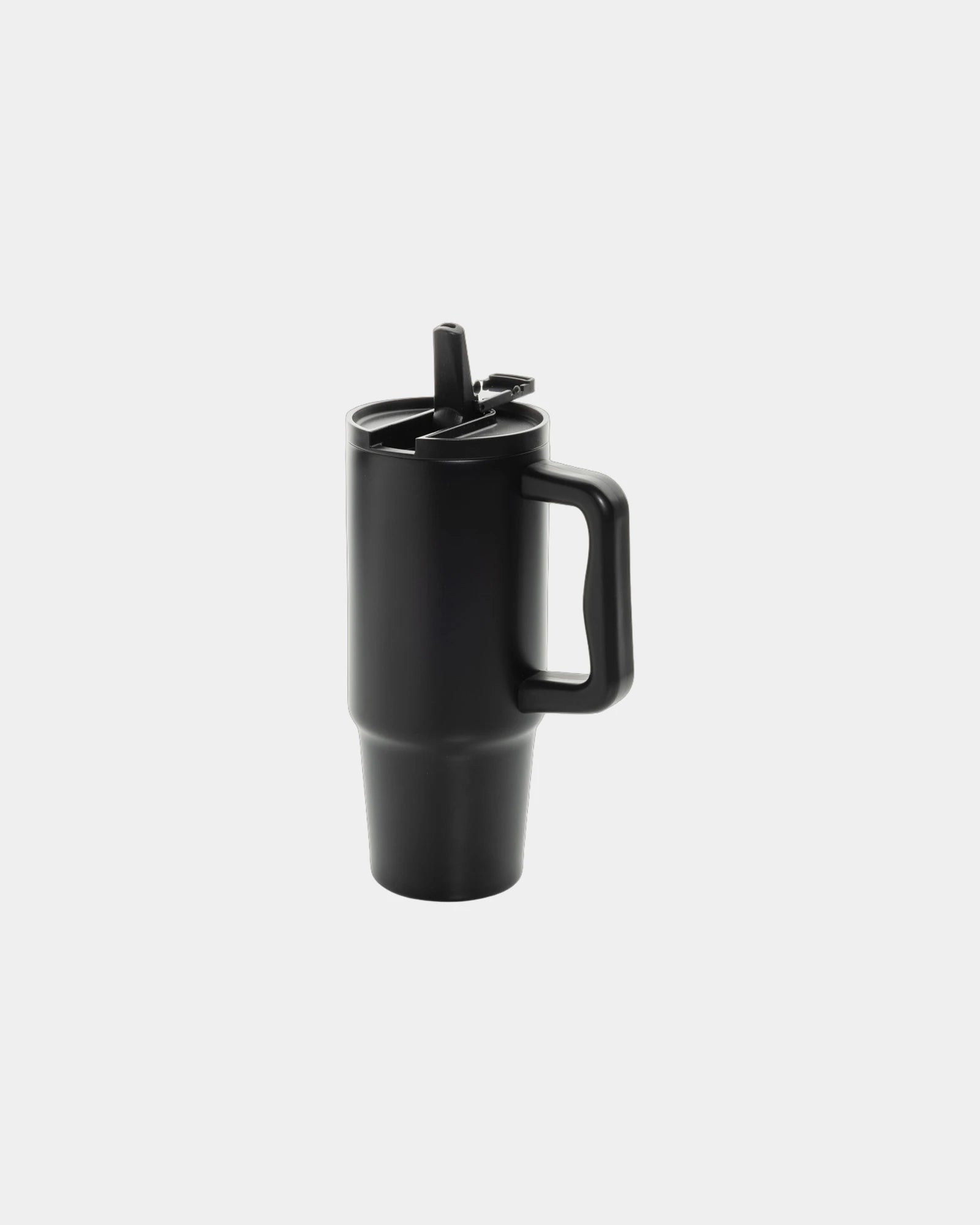 Mug gerecycled rvs waterdicht 900ml om te personaliseren - Zwart